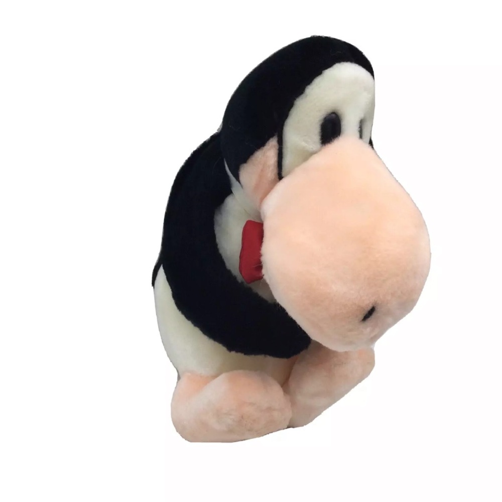 1985 Dakin Opus Penguin 8” Plush Doll The Washington Post Writers Group VINTAGE